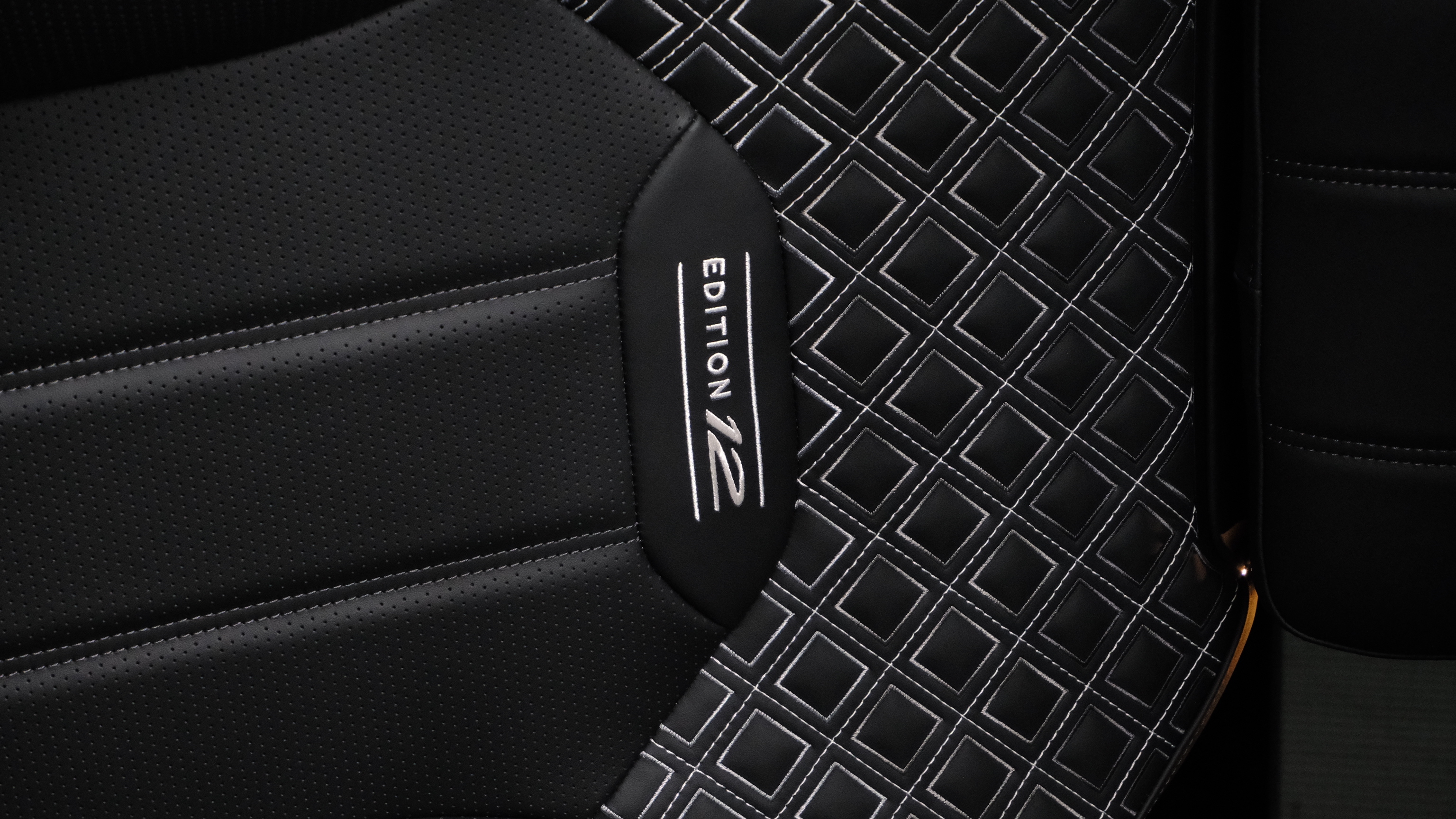 Bentley Bentayga Edition 12 quilted leather seat detail