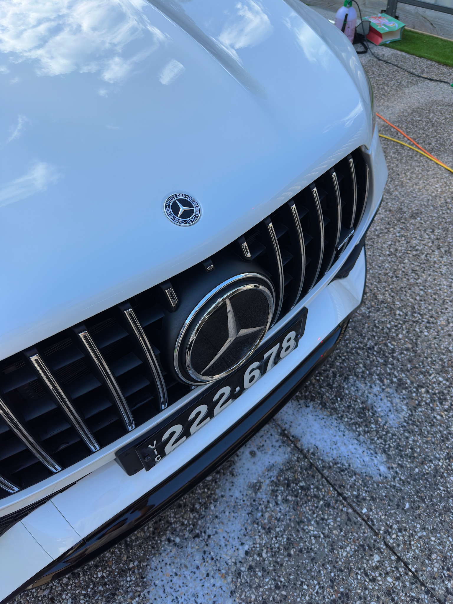 AMG GLE63S Panamericana grille close-up