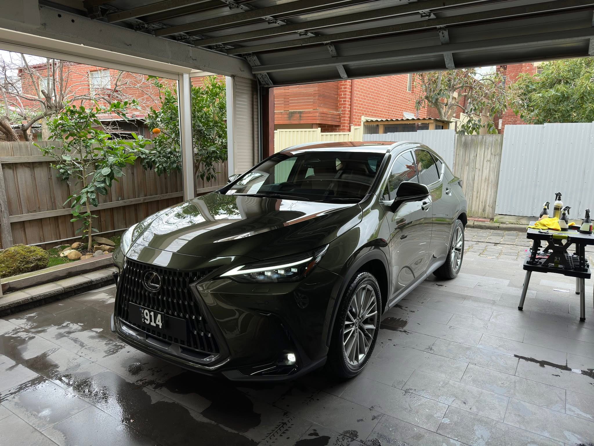 Lexus NX350h front exterior — Heritage Plate 914